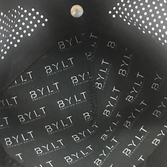 BYLT Cap Hat Mesh Vented Baseball Cap One Size Black Rope Detail OS - Picture 5 of 5